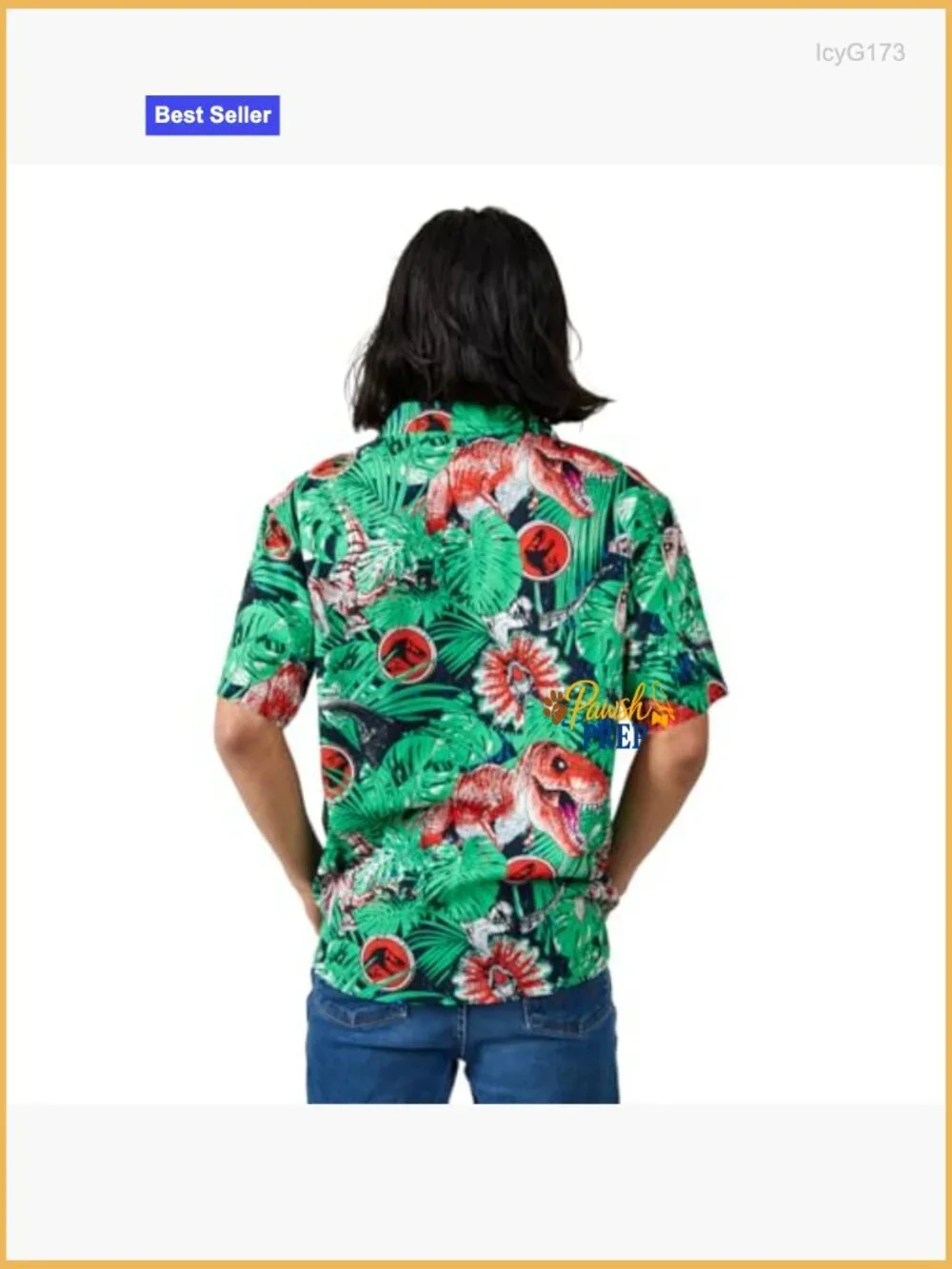 Men's Short Sleeve Button Down Shirt Regular Fit Rayon Casual